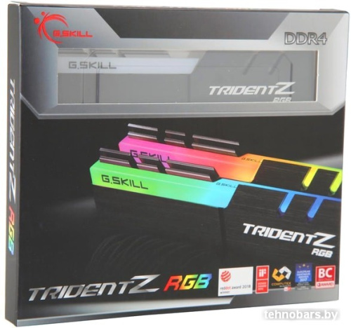 Оперативная память G.Skill Trident Z RGB 2x8GB DDR4 PC4-32000 F4-4000C18D-16GTZRB фото 4