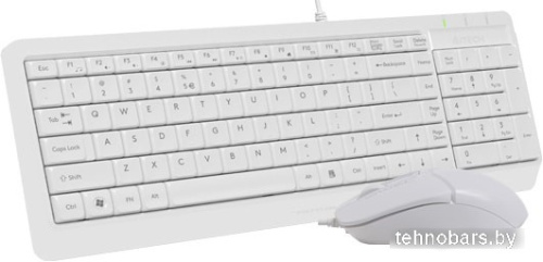 Клавиатура + мышь A4Tech Fstyler F1512 (белый) фото 5