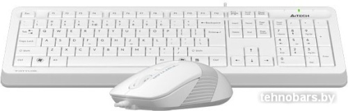 Клавиатура + мышь A4Tech Fstyler F1010 (белый/серый) фото 4
