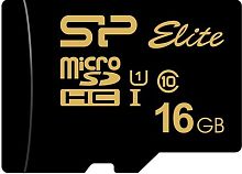 Карта памяти Silicon-Power Elite Gold microSDHC SP016GBSTHBU1V1G 16GB