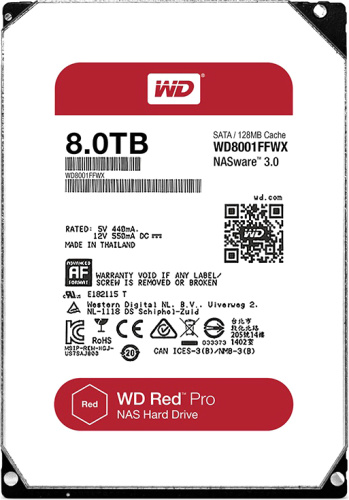 Жесткий диск WD Red Pro 8TB [WD8001FFWX]