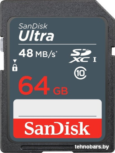 Карта памяти SanDisk Ultra SDXC Class10 64GB [SDSDUNB-064G-GN3IN] фото 3