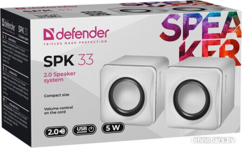 Акустика Defender SPK 33 (белый) фото 4