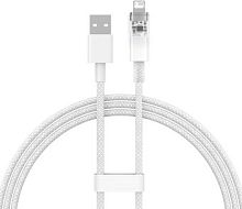 Кабель Baseus Explorer Series Fast Charging Cable with Smart Temperature Control 2.4A USB Type-A - Lightning (1 м, белый)