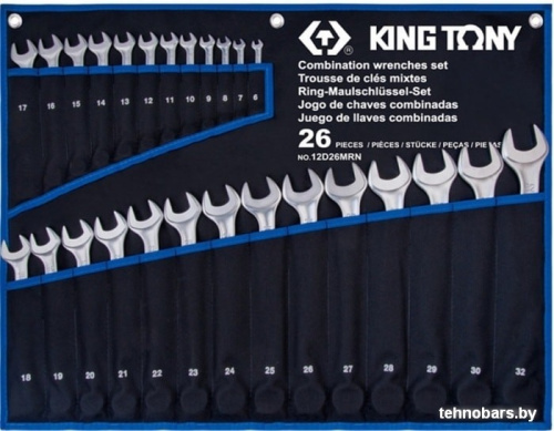 Набор ключей King Tony 12D26MRN (26 предметов) фото 3