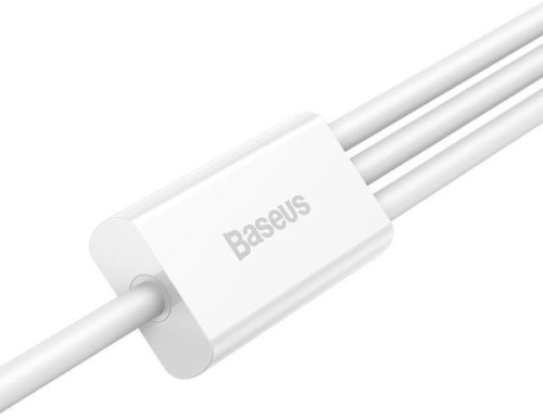 Кабель Baseus Superior Series Fast Charging USB Type-A - USB Type-C/microUSB/Lightning (1 м, белый) фото 5