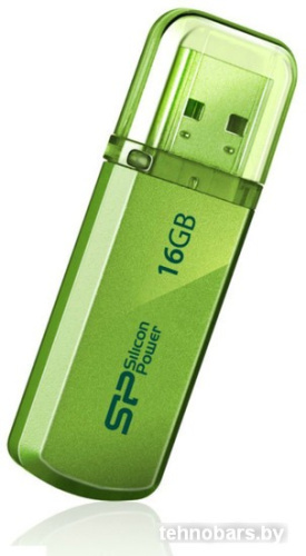 USB Flash Silicon-Power Helios 101 16GB зеленый [SP016GBUF2101V1N] фото 4