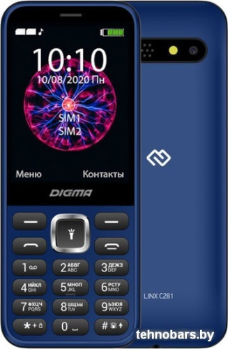 Мобильный телефон Digma Linx C281 (синий) фото 3