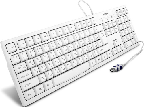 Клавиатура SVEN KB-S300 (белый) фото 4