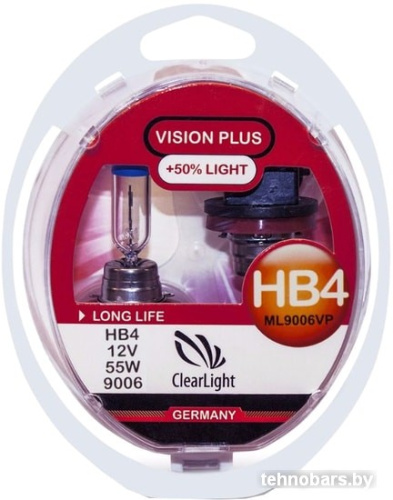 Галогенная лампа Clear Light Vision Plus HB4 2шт фото 3