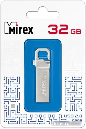 USB Flash Mirex Crab 32GB (серебристый) фото 6