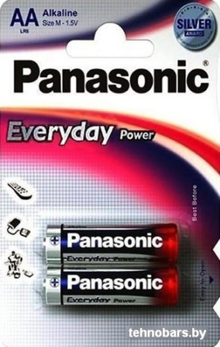 Батарейки Panasonic Everyday Power AA 2 шт. [LR6EPS/2BP] фото 3