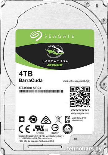 Жесткий диск Seagate Barracuda 4TB [ST4000LM024] фото 3