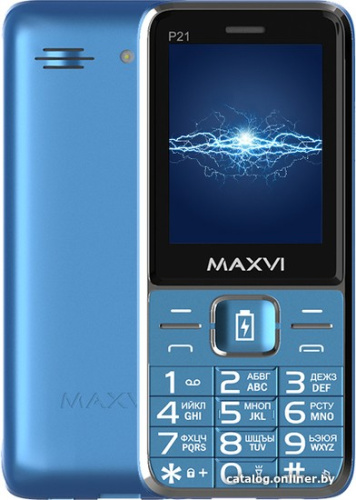 Кнопочный телефон Maxvi P21 (маренго) фото 3