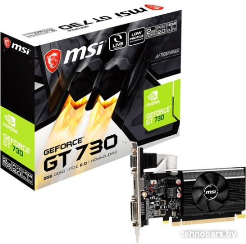 Видеокарта MSI GeForce GT 730 2GB DDR3 N730K-2GD3/LP фото 4