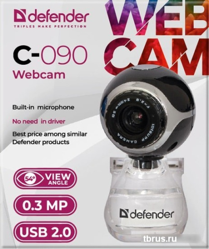 Веб-камера Defender C-090 (черный) фото 7