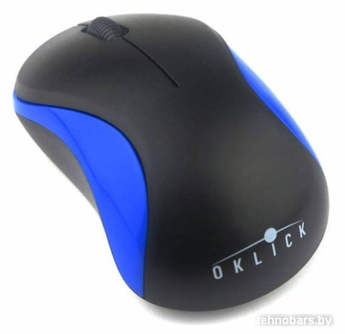 Мышь Oklick 605SW (черный/синий) [384109] фото 4