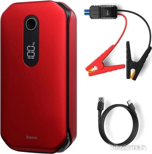 Пуско-зарядное устройство Baseus CRJS03-09 (красный) фото 5