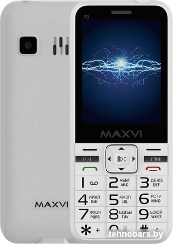 Мобильный телефон Maxvi P3 (белый) фото 3