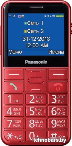 Мобильный телефон Panasonic KX-TU150RU (красный) фото 4