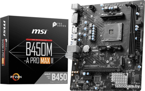 Материнская плата MSI B450M-A Pro Max II фото 5