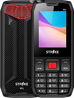 Кнопочный телефон Strike P21 (черный/красный)