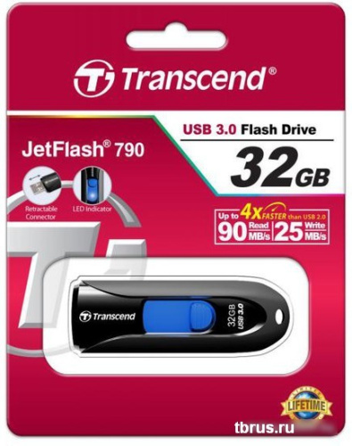 USB Flash Transcend JetFlash 790 32GB (TS32GJF790K) фото 6