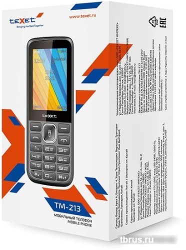 Мобильный телефон TeXet TM-213 (черный) фото 6