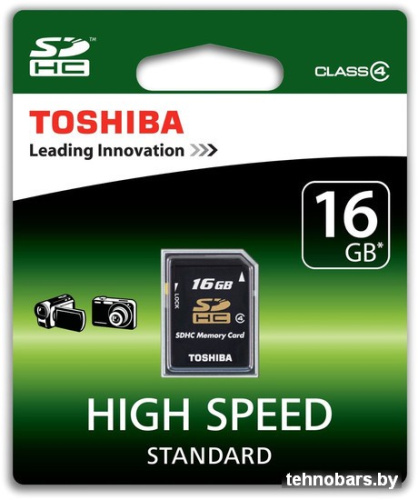 Карта памяти Toshiba SDHC (Class 4) 16GB [SD-K16GJ(6] фото 4