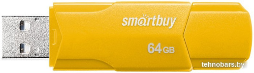 USB Flash SmartBuy Clue 64GB (желтый) фото 3