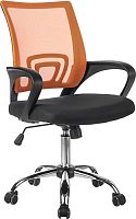 Кресло Mio Tesoro Смэш AF-C4021 (черный/оранжевый)