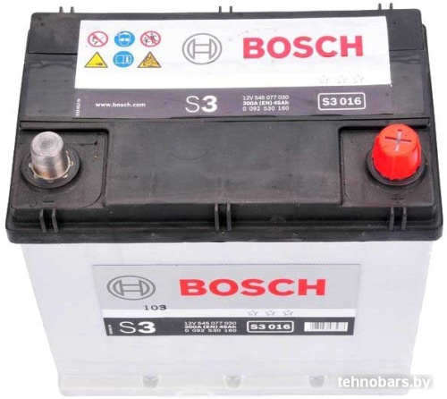 Автомобильный аккумулятор Bosch S3 016 (545077030) 45 А/ч фото 4