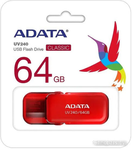 USB Flash ADATA UV240 64GB (красный) фото 5