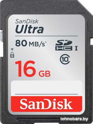 Карта памяти SanDisk SDHC (Class 10) 16GB [SDSDUNC-016G-GN6IN] фото 3