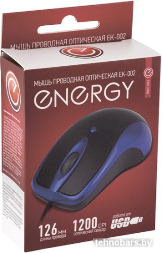 Мышь Energy EK-002 (черный/синий) фото 5