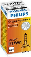 Галогенная лампа Philips H27W/1 Standart 1шт [12059C1]