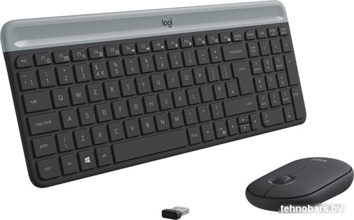 Клавиатура + мышь Logitech MK470 Slim Wireless Combo фото 4