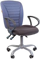 Кресло CHAIRMAN 9801 ERGO 10-141/10-128 (голубой/серый)