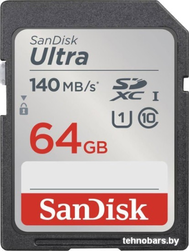 Карта памяти SanDisk Ultra SDXC SDSDUNB-064G-GN6IN 64GB фото 3