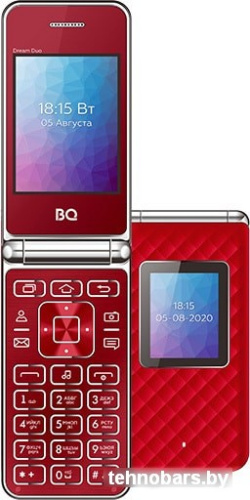 Смартфон BQ-Mobile BQ-2446 Dream Duo (красный) фото 3