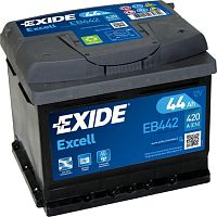 Автомобильный аккумулятор Exide Excell EB442 (44 А/ч)