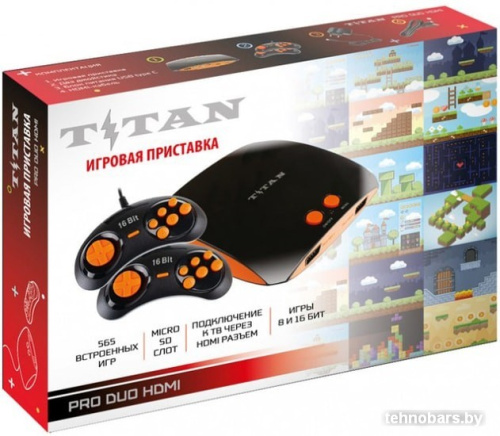 Игровая приставка Titan Pro Duo HDMI 565 игр фото 3