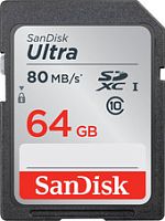 Карта памяти SanDisk SDXC (Class 10) 64GB [SDSDUNC-064G-GN6IN]