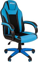 Кресло Brabix Tanto GM-171 (черный/голубой)