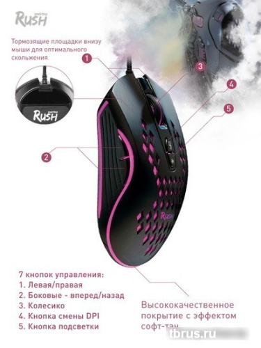 Игровая мышь SmartBuy Rush Incerto II SBM-741G-K фото 6