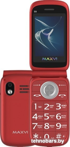 Мобильный телефон Maxvi E6 (красный) фото 3