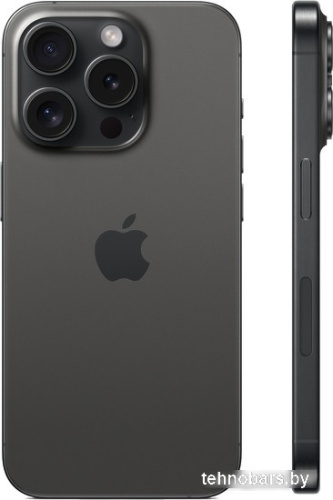 Смартфон Apple iPhone 15 Pro Dual SIM 128GB (черный титан) фото 4