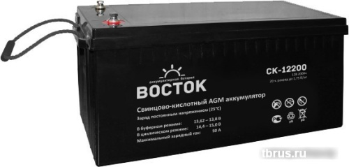 Аккумулятор для ИБП Восток СК-12200 (12В/200 А·ч) фото 3
