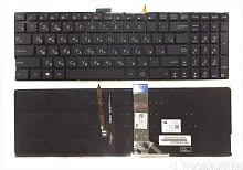 Клавиатура для ноутбука Asus K501, G74, A501, X555, черная