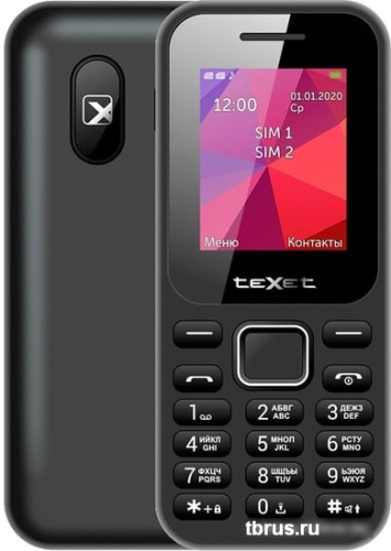 Мобильный телефон TeXet TM-122 (черный) фото 3